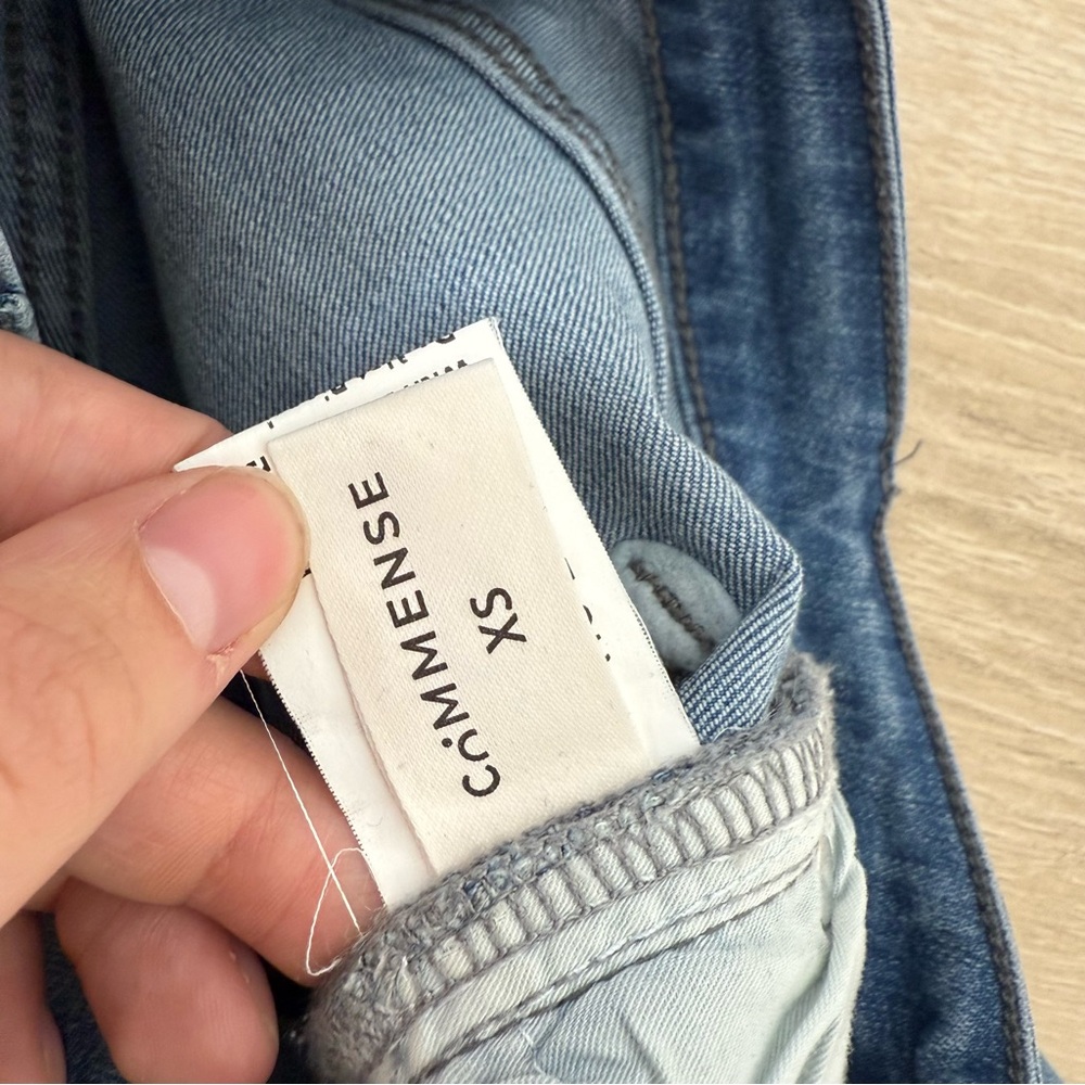 Commense High Rise Wide Leg Flare Jean - Picture 12 of 16